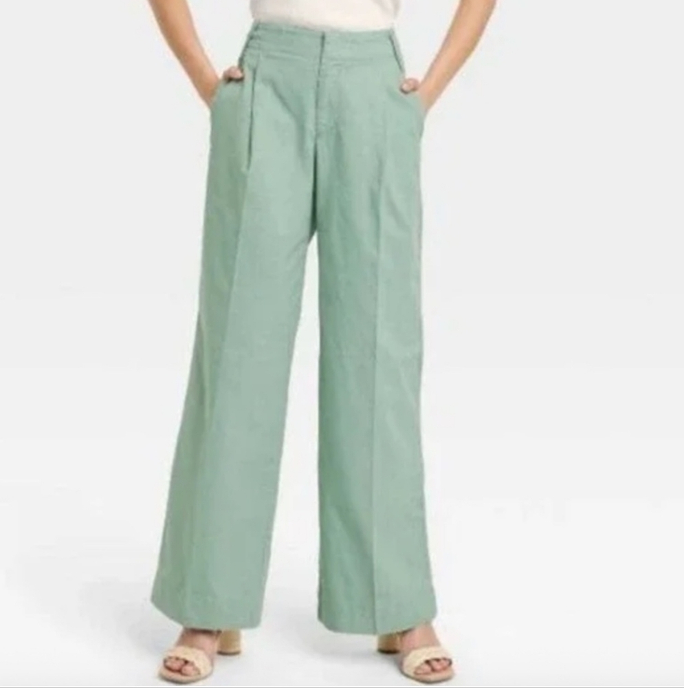 a new day Wide Leg Pants in Mint Green